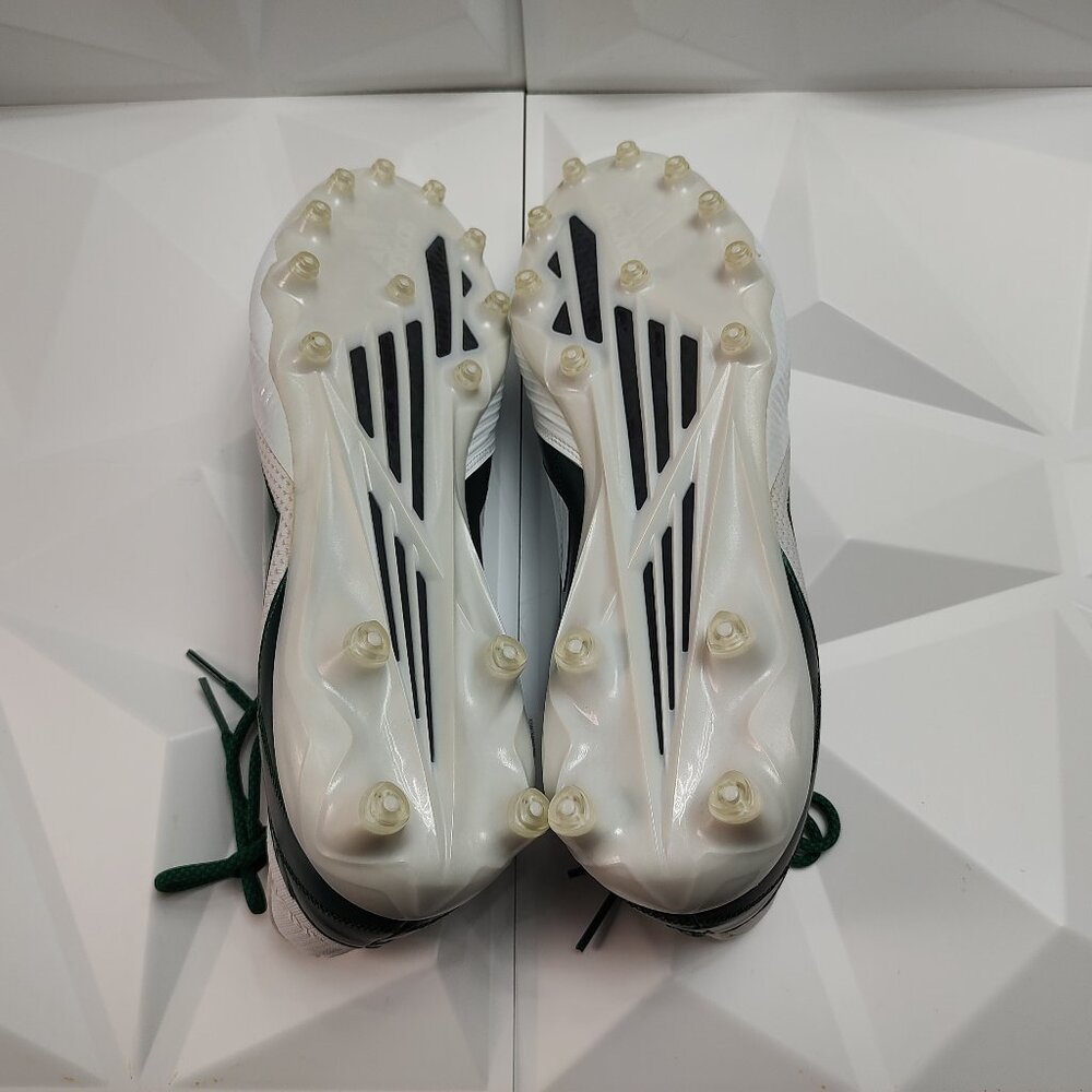 Adidas Mens Football Cleats 17 White Green Shoe Lacrosse Freak Carbon Low - Picture 9 of 14